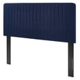 thumbnail image 1 of Tufted Headboard, Full Queen Size, Fabric, Dark Blue, Modern Contemporary Urban Design, Bedroom Master Guest Suite, 1 of 10