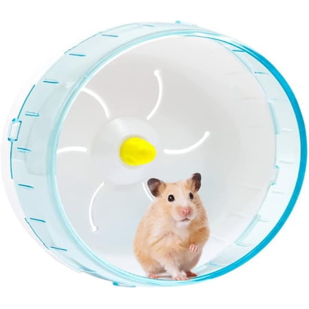 Silent Hamster Wheel - Exercise Wheel for Syrian Hamsters - Quiet Spinner Running Wheel for Small Animals - Pet Hamsters Gerbils Mice Rats Guinea Pig Hedgehog Exercise Wheel Toy