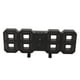 thumbnail image 3 of Reloj de pared LED grande 3D con soporte para montaje en pared, carcasa negra, luz naranja, reloj digital de 6 pulgadas para dormitorio, 3 of 15