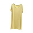 thumbnail image 2 of ZyeKqe Nightgown for Women Short Sleeve Crewneck Lightweight Soft Loose Comfy Casual Loungewear Sleep Shirts Pajamas, 2 of 5