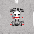 thumbnail image 4 of Inktastic Panda Lover Cute Childs Girls Toddler Dress, 4 of 5