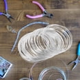 thumbnail image 4 of GAXIRE Durable Aluminum Wire Silver Flat Wire for Jewelry Making and Diverse Crafts, 4 of 6