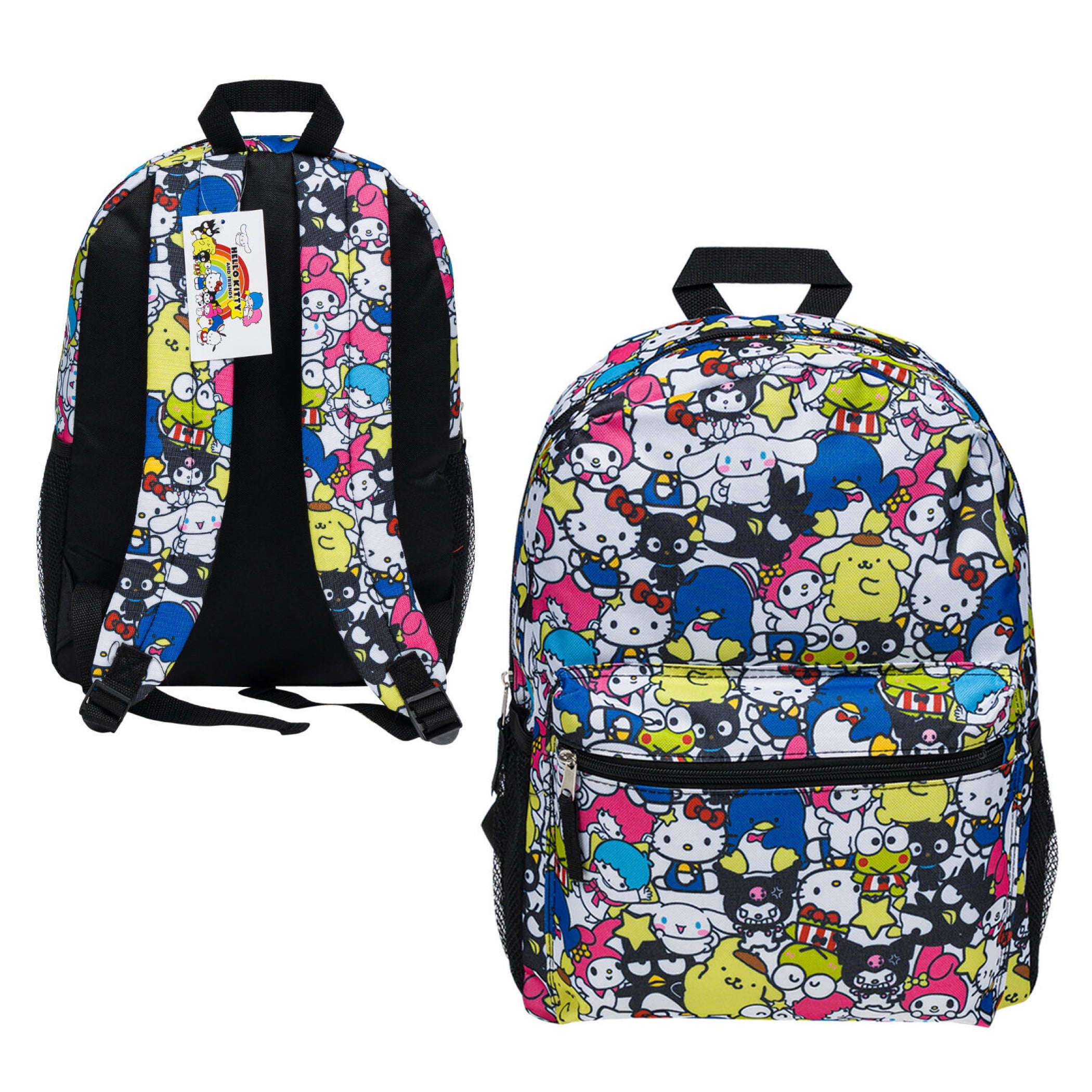Sanrio Hello Kitty Cheetah Kids School Backpack, 16"" Large Girls Bookbag with Heart Pocket" - Walmart.com Sanrio Hello Kitty Cheetah Kids School Backpack, 16"" Large Girls Bookbag with Heart Pocket" - Walmart.com