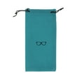 thumbnail image 1 of Bolsas para gafas de 1 pieza con cordón, almacenamiento portátil de gafas, azul pavo real, 1 of 1