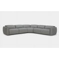 thumbnail image 3 of Mofit Home,Snowdrop Modern Motion Reclining Sectional Sofa, Living room, Furniture for Living Room,Leather, Grey, 3 of 4