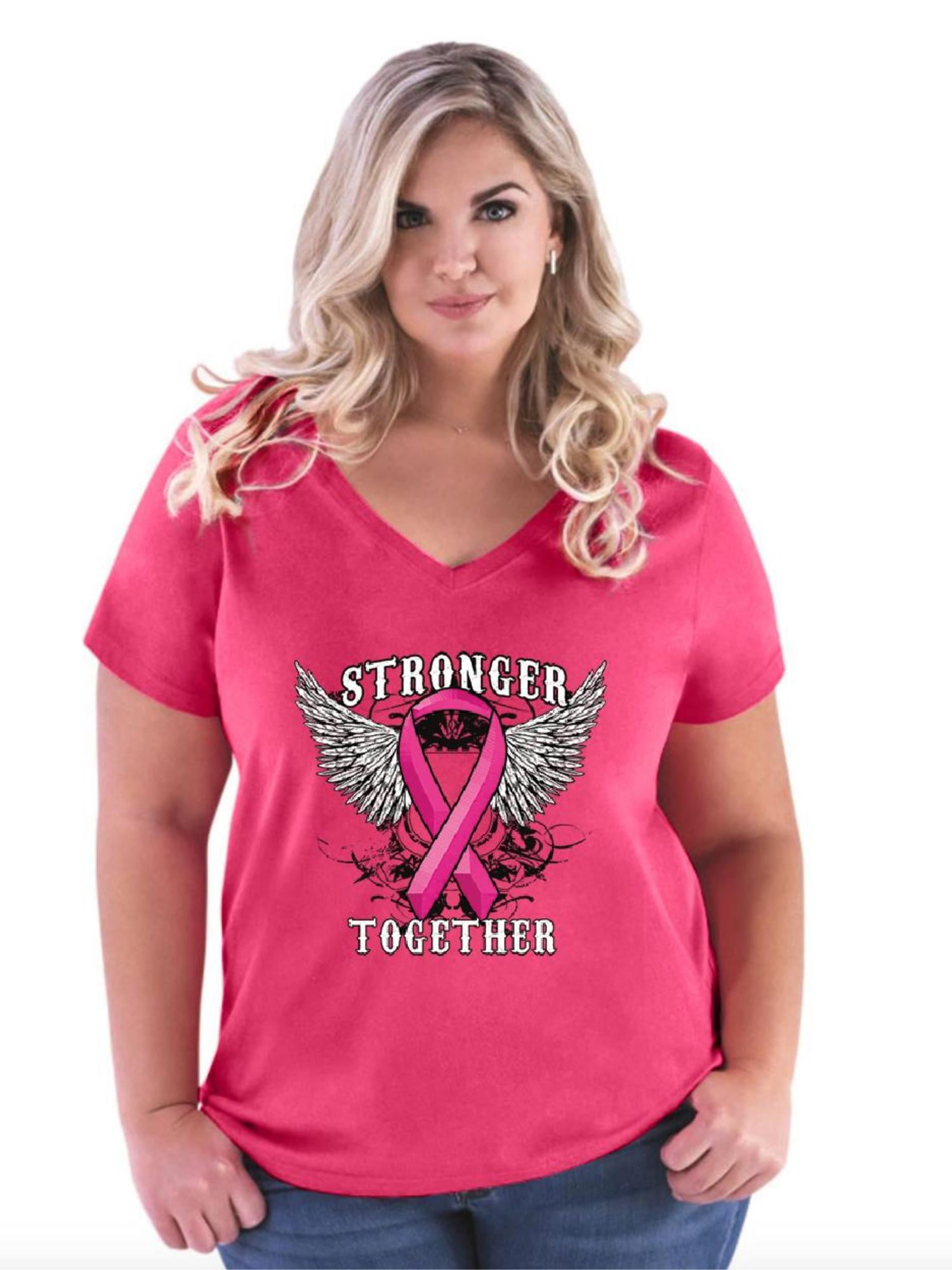 IWPF - Women's Plus Size V-neck T-Shirt, up to Size 28 - Stronger ...
