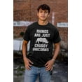thumbnail image 4 of Rhinos Are Just Chubby Unicorns Men's Graphic T Shirt Tees Brisco Brands S, 4 of 4