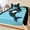 Black Blue, variant on Full Size Fitted Sheet Set - Yellow Blue Pineapple 3 Piece Bedding Sets 16" Deep Pocket Fitted Sheet with 2 Pillowcases Summer Beach Coastal Modern Art Brushed Microfiber Hotel Luxury Bed Sheets