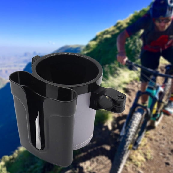 QHUDLV Fashionable Bike Cup Holder 3 in 1 Bike Water Bottle Holder Handlebar, Bicycle Phone and Drink Holder for Beach Cruisers, Mountain Bikes, Road Cycling