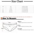 thumbnail image 4 of Elainilye Fashion Cotton Womens Underwear Oversized Comfortable Cotton Underwear Briefs Panties Underpants,Blue, 4 of 4