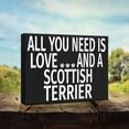 thumbnail image 5 of JennyGems Scottish Terrier Sign, All You Need Is Love and a Scottish Terrier, Scottish Terrier Gifts, Scottish Terrier Mom, 8x6 Inch Wood Sign, Scottie Dog Gifts, Scottish Terrier Decor, Made in USA, 5 of 9