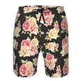 thumbnail image 4 of Naloa Rose Flowers Men's Beach Shorts, Surfing shorts, Swim trunks, Quick Dry Swim Trunks for Surfing Beach Fun - XX-Large, 4 of 9
