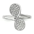 thumbnail image 4 of Bague Pierre Zircon Cubique en Argent Sterling 925, 4 of 8