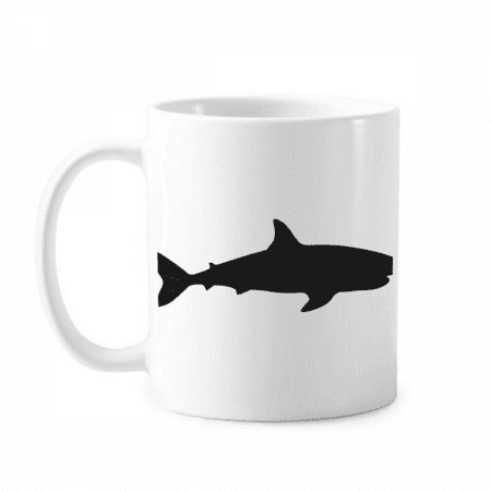 

Docile Blue Ocean Shark Fierce Fish Mug Pottery Cerac Coffee Porcelain Cup Tableware