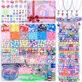 thumbnail image 1 of Kit de actividades de joyería AIPRIDY Unicorn, 3200 unidades, para niñas adolescentes, 1 of 8