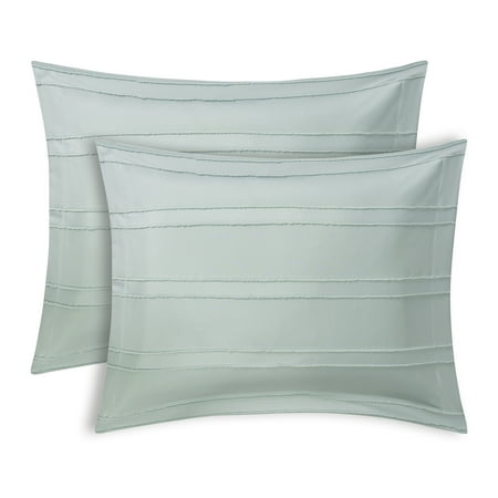 Mainstays Mint 10 Piece Bed in a Bag Comforter Set with Sheets, Queen