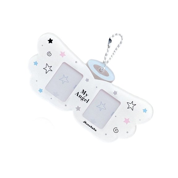 Cartoon Photocard Holder Keychain Identity Card Holder Protective Sleeve Credit Card Holders Protector Pendant Keychains