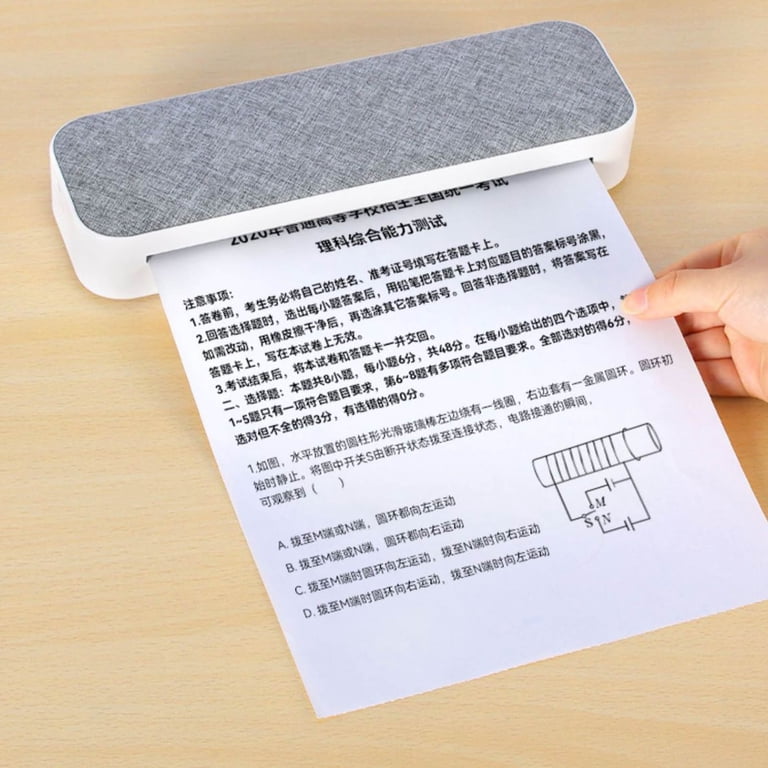 2 Rolls A4 Jamless Thermal Printer Paper - 210mm X Dia 30mm, White, For Invoices, Sketches, Reports