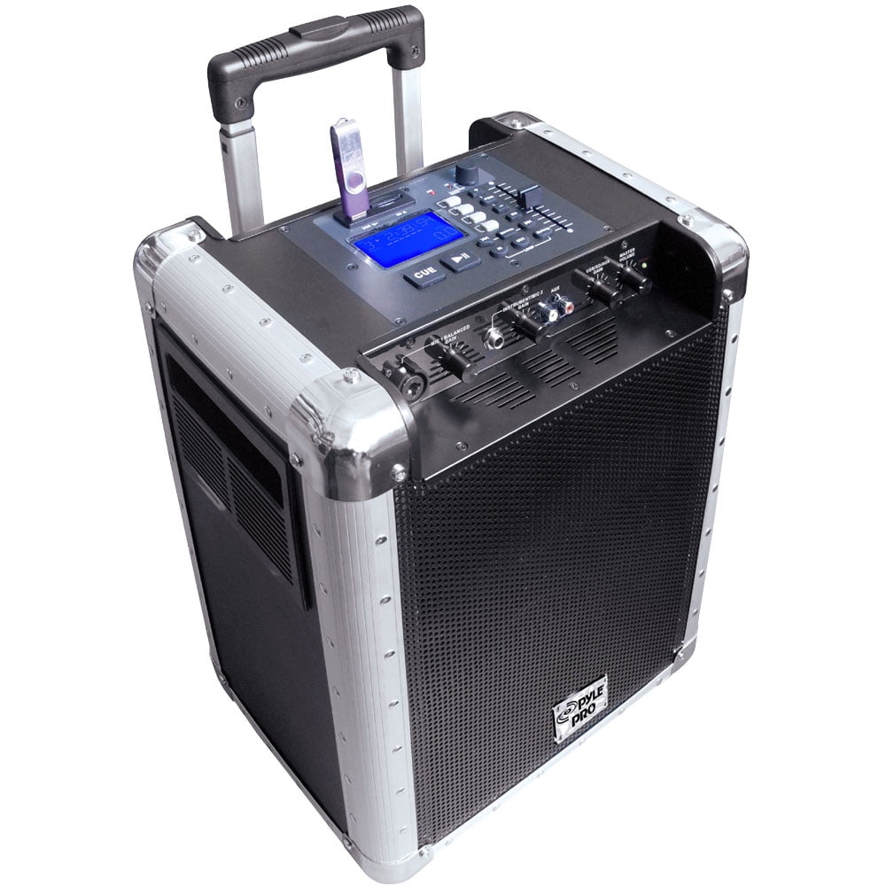 Pyle PCMX265B Battery Powered Portable Pa System With Usb/sd, Dj