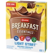 Breakfast Essentials Instant Complete Nutritional Drink, No Sugar Added Chocolate (Pack of 2)