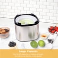 thumbnail image 6 of Beainbox 1.6 Qt Ice Cream Maker with Scoop, Yogurt Frozen Machine, LCD Screen & Timer, Silver, 6 of 11