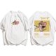 thumbnail image 1 of Camiseta negra para mujer, niña y niño, camisa holgada con estampado de dibujos animados, regalo de verano para pareja, 1 of 4