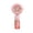 Pink, variant on Ohmyroo Handheld Mist Fan USB Rechargeable with Adjustable Angle Chilling Fan Household