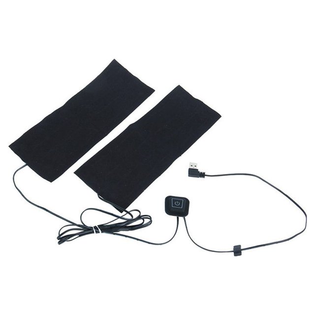 Guardurnaity Almohadilla de calefacción eléctrica USB, ligera, 3 velocidades, temperatura ajustable, placa térmica DIY, calentador lavable, Salud