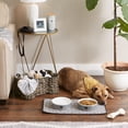 thumbnail image 4 of Bone Dry Lattice Paw Print Microfiber Print Pet Mat, 4 of 4