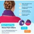 thumbnail image 5 of SunnyBay Microwave Heating Pad, Microwavable Moist Heated Neck and Shoulder Wrap, Versatile Weighted Beanbag Cold Pack or Warm Compress for Pain Relief, 26x5 Inches, Purple, 5 of 10