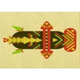 thumbnail image 1 of Ahgly Company Machine Washable Indoor Rectangle Transitional Dark Golden Rod Brown Area Rugs, 8' x 12', 1 of 7