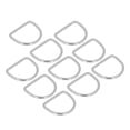 thumbnail image 4 of 10Pcs D Rings, 316 Stainless Steel D Rings 3mm Seamless Welding Half Round Rings Surfboard Kayak Hand DIY Accessories, 4 of 8