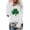 White, variant on SNKSDGM Womens Long Sleeve Tops Summer Long Sleeve Tee Shirts for Women Women's St Patricks Day Irish Shirt Apparel Green Printed Long Sleeves Tunic Tops (1) M