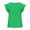 Green, variant on FRSASU Summer Tops Women Summer Short Sleeve Pullove Solid Blouse T-Shirt White 12(XXL)