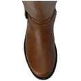 thumbnail image 5 of Journee Womens Yasmina Buckle Detail Knee High Inside Zipper Comfort Casual Boots, 5 of 9