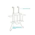 thumbnail image 4 of Organize It All Ironing over the Door Iron Caddy & Board Holder, White, 4 of 8
