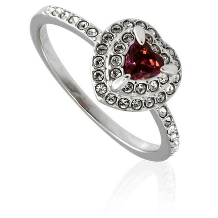 Swarovski Rhodium-Plated One Ring-Size 58