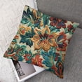 thumbnail image 7 of Shiartex Set of 2 Floral Throw Pillow Cover Vintage Green Flower Farmhouse Cushion Case for Sofa Couch  White, 7 of 7