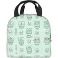 thumbnail image 3 of Keroppi Lunch Bag Insulated Lunch Box With Compartments Waterproof Reusable Tote Bag For Work Hiking Travel One Size, 3 of 8