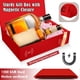 thumbnail image 3 of Caja de regalo DUOTAN magnética roja 34x25x9 cm Set 2, 3 of 7