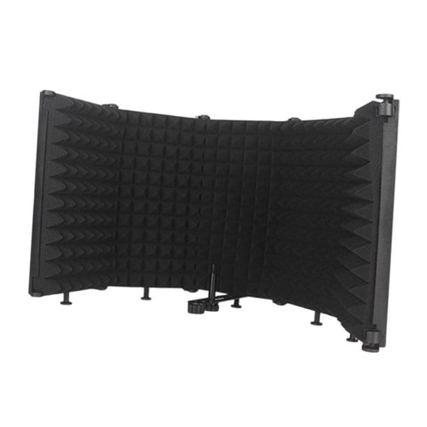Protector de aislamiento para micrófono de estudio, cubierta insonorizada portátil profesional 69 cm x 255 cm