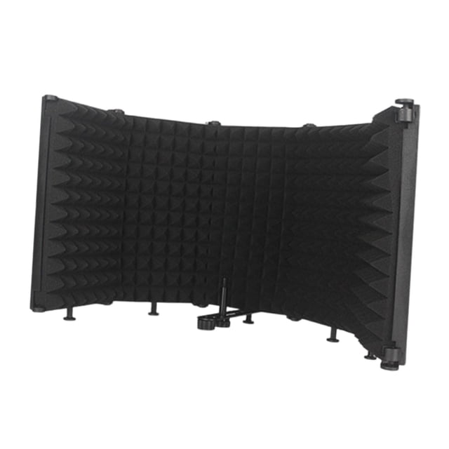 Protector de aislamiento para micrófono de estudio de grabación, equipo profesional de espuma acústica 69 cm x 255 cm