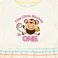 thumbnail image 4 of Inktastic Little Monkey Girl 1st Birthday Girls Baby Dress, 4 of 5