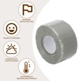 thumbnail image 3 of Uxcell Grip Tape, Self-Fusing Silicone Tape 10ft, Sealing Repair Wrap Tape, Grey 1 Pcs, 3 of 6