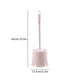 thumbnail image 3 of Juego de cepillo y soporte para inodoro con mango largo | Cepillo compacto para baño con depósito de agua extraíble | Rosa o gris | Juego de 1 pieza, 3 of 6