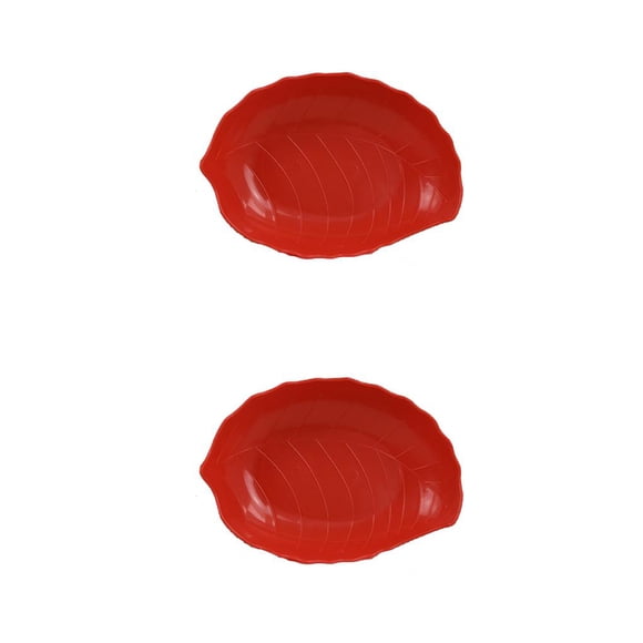 Naiovety Bandeja para aperitivos, para dulces, cesta de frutas, accesorios para el hogar, platos de almacenamiento de hojas pequeñas, Type4 NO4