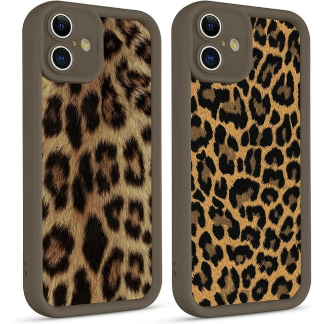 YCAN-Cute Coquette Cheetah Print Phone Case for iPhone 16 Case 6.1", Fashion Luxury Leopard Pattern Design Matte Phone Cover Shockproof Soft TPU Full Camera Protection Funda for Girls Women, 03