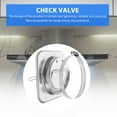 thumbnail image 3 of DEEPCRAFF 1Set Stainless Steel Range Hood Check Valve with Smoke Backflow Prevention and Clamp for Kitchen, 3 of 8