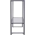 thumbnail image 3 of SEI Furniture Horten Glass Console Table in Silver, 3 of 6