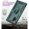 thumbnail image 6 of Note 20 Case for Samsung Note 20 5G Case [ Military Grade ] Shock-Absorption Bumper Cover Samsung Note 20 Anti-Scratch Case with Ring Car Mount Kickstand for Samsung Galaxy Note 20 Teal, 6 of 12